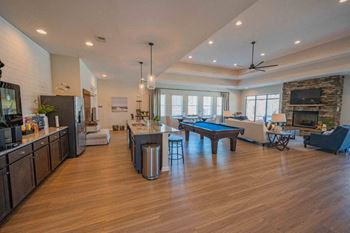 Clubhouse with billiard/ entertainment space
